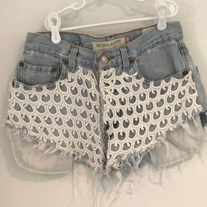 Urban Outfitters Urban Renewal Levi’s Denim Shorts